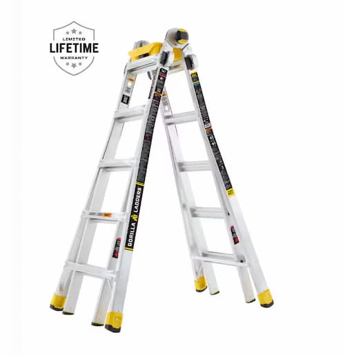 Gorilla Ladders 22 ft. Reach Aluminum Multi-Position Ladder