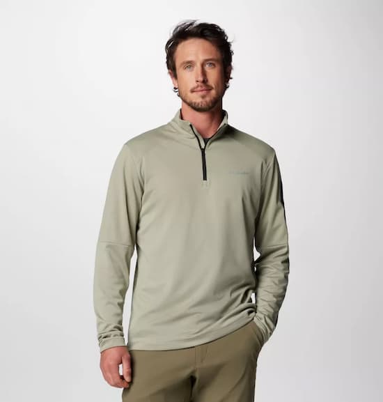 Men's Columbia Tech Knit Quarter Zip Pullover