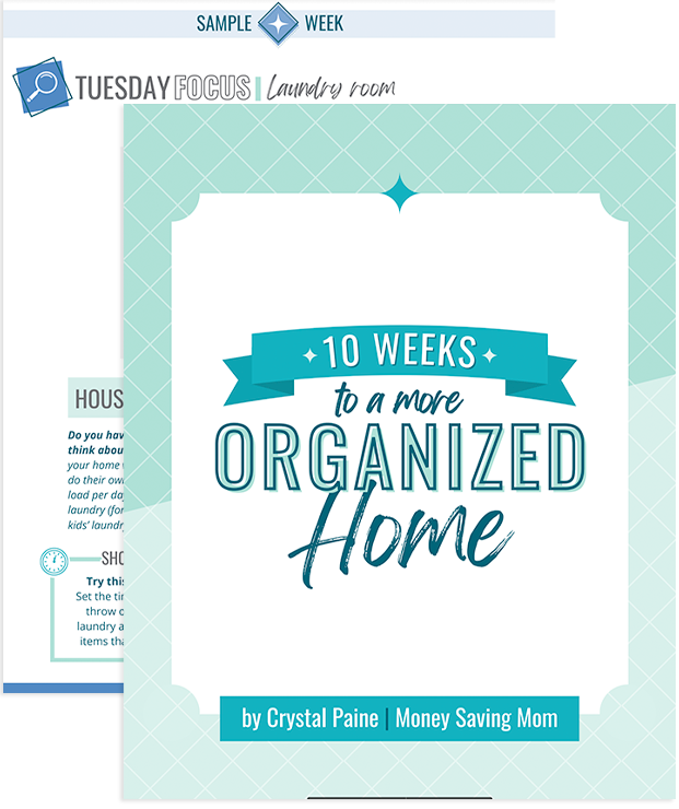 10 Weeks To Organized Home sample pages.